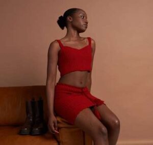 Knitted two piece set by Molly Rose Clothing