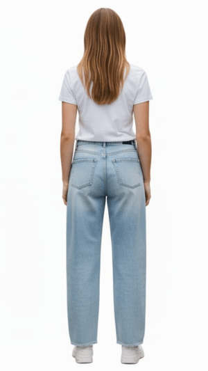 High-Rise Wide-Leg Baggy Jeans