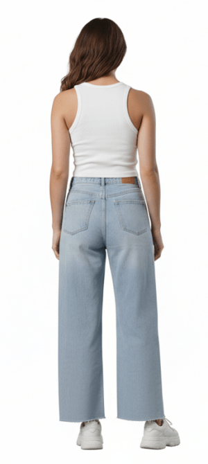 The Light Wide-leg Denim Jeans